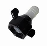Shurflo 2088 Straight Fitting - 1/2" Swivel F-NPT X 1/2" Male Hose Barb, Nylon (Pack of 2), P/N 244-2926