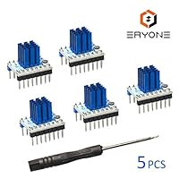 TMC2208 V1.2 3D Printer Stepper Motor Driver Module, Eryone with Heat Sink Screwdriver for 3D Printer Mother Boards Reprap MKS Prusa and More (5pcs/Pack)