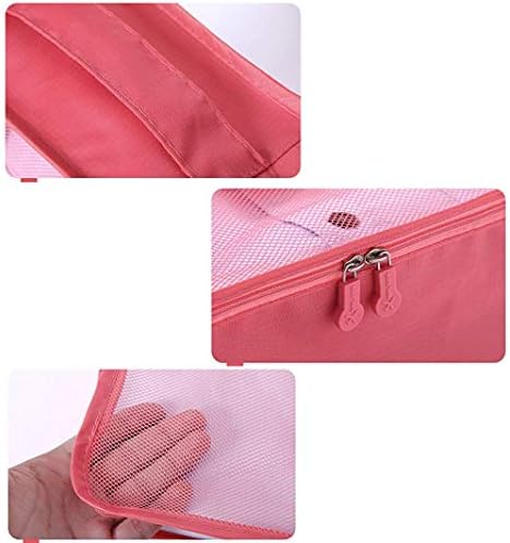 7Pcs Travel Bags Clothes Packing Cube Luggage Organizer with Shoes Bag 9 7Pcs Travel Bags Clothes Packing Cube Luggage Organizer with Shoes Bag
