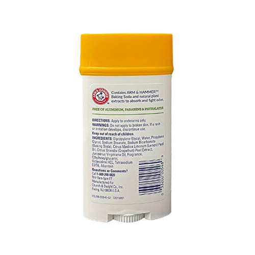Arm & Hammer Essentials Deodorant with Natural Deodorizers Clean 2.5