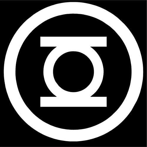 Green Lantern Decal / Sticker - White 4"