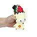 callm Squishies Slow Rising Jumbo Squishy Toys Kawaii Cute Watermelon Poo Bear Cream Scented Squishies for Kids Party Toys Stress Reliever Toy (A)