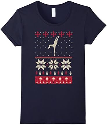 Womens Netball Gift Shirt For Christmas Medium Navy