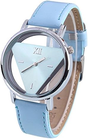 2016 New Unisex Unique Triangular Dial Watch Quartz Analog Quartz Wrist Watches Blue