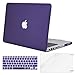 Mosiso Plastic Hard Case with Keyboard Cover with Screen Protector Only for Old MacBook Pro 13 Inch with CD-ROM (Model: A1278, Version Early 2012/2011/2010/2009/2008), Ultra Violet