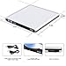 External Blu Ray DVD Drive 3D, USB 3.0 Optical Bluray DVD CD RW Row Burner Player Rewriter Compatible for MacBook OS Windows 7 8 10 PC iMac