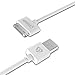 Stalion STBL-IP4-DTA-1M-WHT 3.3 Feet Stable 30-Pin USB Sync Charging Dock Cord Case for iPhone 4, 4s - MFi Certified, White
