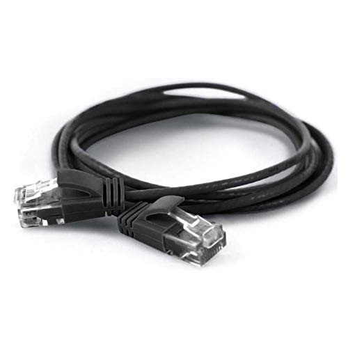wantecWire Extra Thin Patch Cable CAT.6 UTP Length 5 m Black