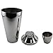 Winco Stainless Steel 3-Piece Bar Shaker Set, 28-Ounce