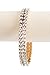 Swarovski Lightning Tennis Bracelet, Crystal And Rose Gold
