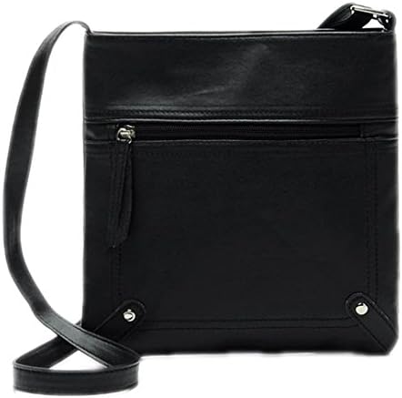 Messenger Bags Females Bucket Bag Leather Crossbody Shoulder Bag Handbag Satchel Black