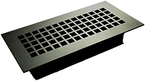 6 x 16 Oil Rubbed Steel Square Ceiling and Wall Air Returns and Grilles (8" x 18" Overall)