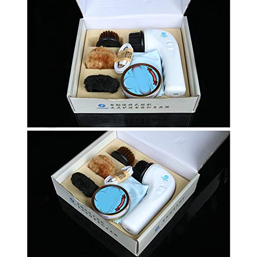 Jlong Handheld Mini Electric Shoe Polisher Electric Shoe Brush Car Interior Cleaning USB Interface