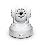 Wireless Cameras,Sricam Baby Monitor and Home Security Camera,HD,IP Camera,P2P Network Camera, Video Monitoring,Vision/ Motion Detection / Memory Card Slot / PC iPhone Android View
