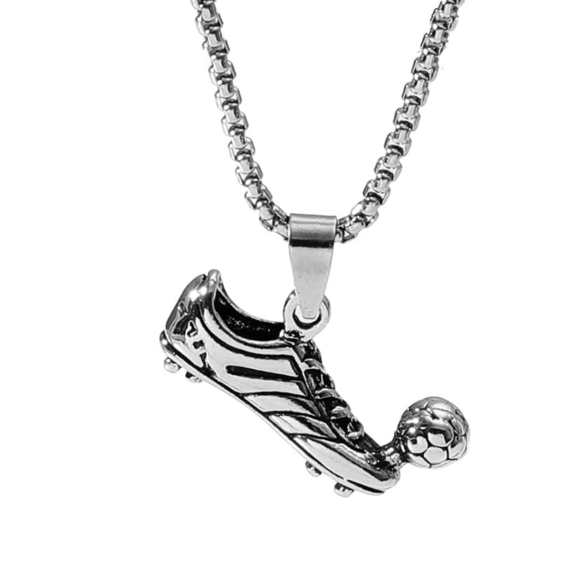 southbankstore Punk football shoe Pendant Necklace Chain for Boy Hip hop Pendants men's necklace Man Jewelry