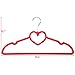 Ollieroo 50PK Heavy Duty Velvet Hangers Set with Steel Swivel Hooks Ultra Thin Non-slip Velvet Clothes Hangers Dress Hangers (Pink)