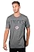Ultra Game Men's Standard Active Tee Shirt, Charcoal Heather, Medium