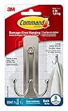 Large Satin Nickel Double Bath