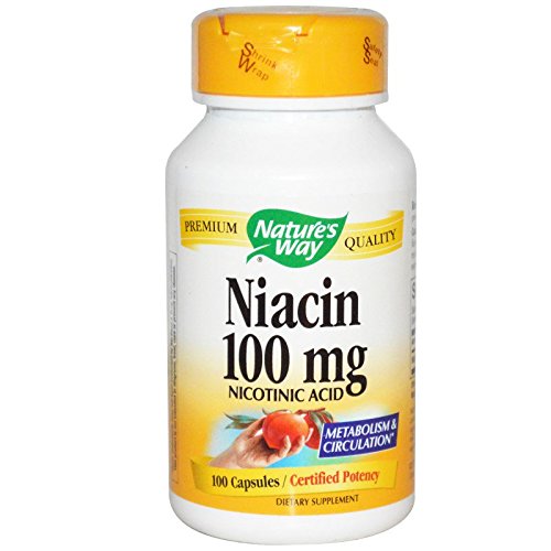 【国内発送】 Nature's Way ナイアシン Niacin 100mg 100カプセル [並行輸入品]商品画像