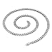 Jstyle Sturdy Cuban Link Chain Necklace for Men Women, 316L Stainless Steel,Custom Available, 6.5mm Width