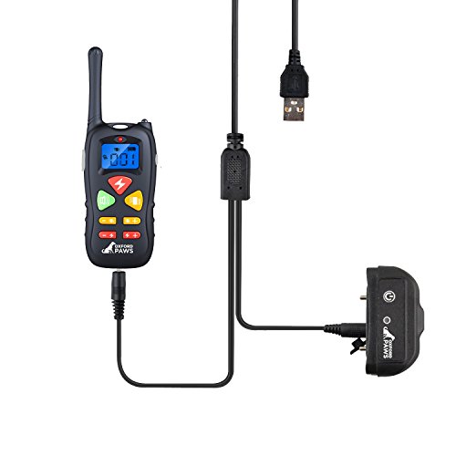 image for OXFORD PAWS 2018 NEW - Dog Shock Collar with Remote, 100% Waterproof D
