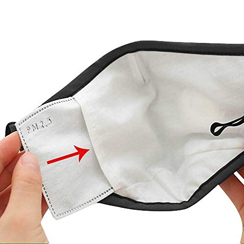 50PCS Adult Activated Carbon PM 2.5 Filter Insert Replaceable Anti Haze