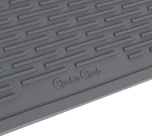 Silicone Dish Drying Mat Kitchen Sink Organizer Waterproof Countertop Mat Xl Grey Buy Online At Best Price In Uae Amazon Ae