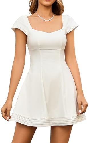 AEROPOSTALE Women's Knit Eyelet Short Sleeve Mini Dress, Ivory at Amazon  Women's Clothing store