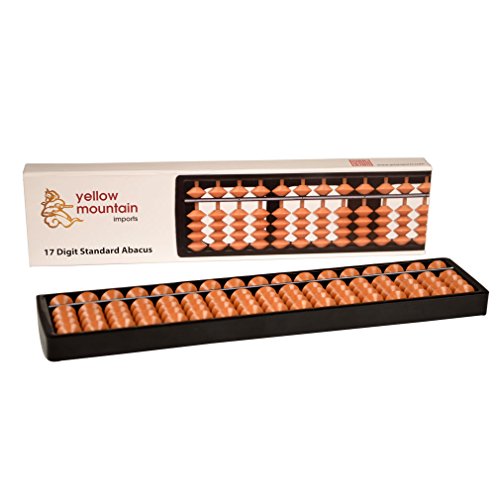 Classic Abacus / Soroban Calculator - 10.5" / 17 Column