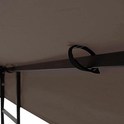 CHIMAERA 10x10 Ft Canopy Gazebo Top Replacement - Coffee Liqueur