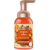 Beloved Pumpkin & Tonka Foaming Hand Soap, Orange, Fall Scented Liquid Soap, 8 Fl Oz