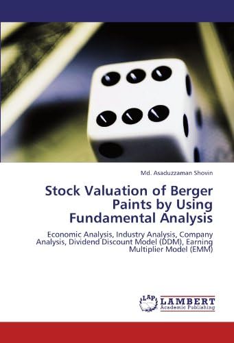 Stock Valuation of Berger Paints by Using Fundamental Analysis: Economic Analysis, Industry Analysis, Company Analysis, Dividend Discount Model (DDM), Earning Multiplier Model (EMM)