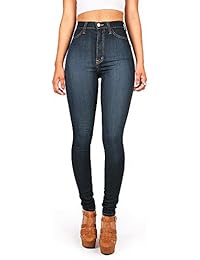 Women's Classic High Waist Denim Skinny Jeans