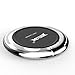 Fast Wireless Charger for iphone x iphone 8, Wontechmi Fast Charge QI Wireless Charging pad for Samsung Galaxy S8,S7/S7 Edge, Sleep-friendly, Backward Compatible with Qi-enabled Devices