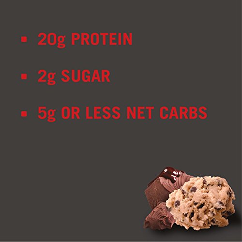 PowerBar Clean Whey Bar, Chocolate Chip Cookie Dough, 2.12 oz Bar, (16 Count)