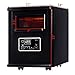 Giantex Infrared Space Heater, 1500W Portable Quartz Mini Electric Heater with Digital Thermostat, Remote Control, Timer & Filter (Black, 11”x14”x15.2”)