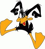 Daffy Duck Cartoon Car Bumper Sticker Decal 5
