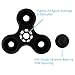 LuvnFun EDC Aluminum Little Finger Spinner Fidget Spinner Toy - Black