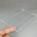 Wall Mount Acrylic Sign Holder,Price Card Tag Label Counter Top Stand with 3M Adhesive Tape,20pcs/lot (Paper size 120x80mm)