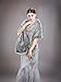 Chicer Bridal Wraps and Shawls Fur Stole for Women and Girls. (Grey)