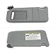 koxuyim # 74320-06780-B0/74320-33B81-B0 Fit Toyota Camry - Gray, Sun Visor Mirror Left Driver Side Replacement Part for 07-11 Toyota Camry(NO Sunroof) Without Light