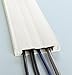 UT Wire Cordline 2-Way Cord Channel in Paintable White, 8-ft Continuous Roll