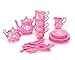 Liberty Imports Princess Tea Party Set with Pretend Play Pink Tea Pots and Kitchen Utensils (29 pcs)