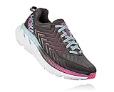HOKA ONE ONE Women's Clifton 4 Castle Rock/Asphalt Running Shoe 7 Women US