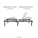 LUCID L100 Adjustable Bed Base Steel Frame - 5 Minute Assembly - Head and Foot Incline - Wired Remote Control - Queen