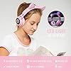 PowerLocus-Wireless-Bluetooth-Headphones-for-Kids-Kid-Headphone-Over-Ear-with-LED-Lights-Foldable-Headphones-with-MicrophoneVolume-LimitedWireless-and-Wired-Headphone-for-PhonesTabletsPCLaptops PowerLocus Wireless Bluetooth Headphones for Kids, Kid Headphone Over-Ear with LED Lights, Foldable Headphones with…