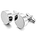 COUYA Stainless Steel Cufflinks Men's Classic Shirt Tuxedo Cufflinks for Wedding Business