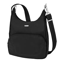 Travelon Anti-Theft Classic Essential Messenger Bag, Black, One Size