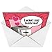 NobleWorks - Funny Adult Valentine's Day Card - Naughty Humor for Valentine, Notecard with Envelope (1 Card) - Want You Inside Me 2138