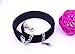 Moon Handmade Hexagon Natural Stone Choker Necklace Girls Velvet Chokers 2 Pack